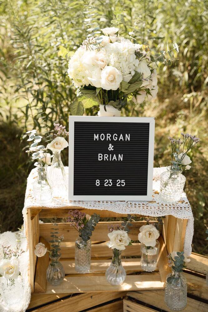 Personalized proposal celebration display